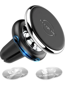 FLOVEME Magnetic Phone Car Mount in Car Phone Holder Air Vent Magnet 4 Metal... - Photo 1 sur 7