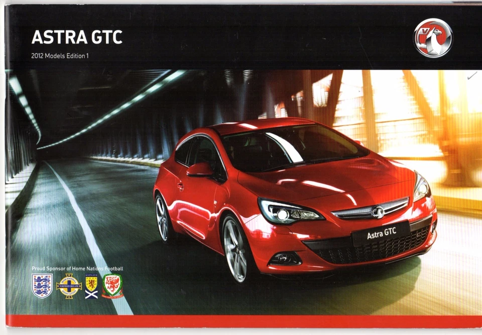Vauxhall Astra GTC 2011-12 UK Market Sales Brochure Sport SRi - Image 1 of 1