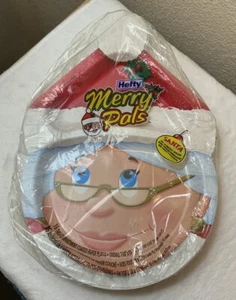 Vintage Hefty Zoo Pals Paper Plates Merry Pals Christmas New In Package 16 - Picture 1 of 9