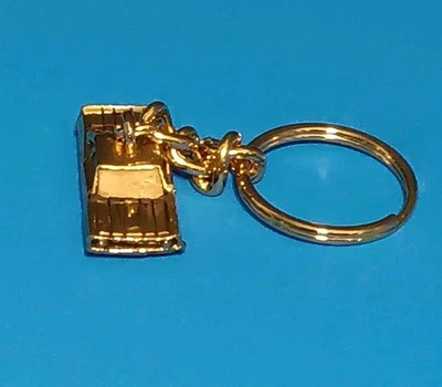 Vintage Chevrolet Camaro Super Chevy Car Brass 3d Keychain Muscle Car Keyring - Image 1 of 4