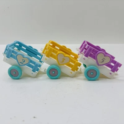 Vintage Tyco Quints 1989 Vagões de Boneca de Substituição Coração #2 #3 #5 - Lote de 3 - Imagem 1 de 4