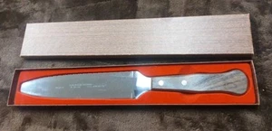 Glenn Burger Trucking Slicer/Serving Cake Knife Advertising Wood-Hand Dwight, IL - Picture 1 of 12