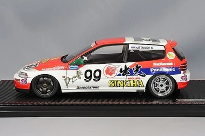 1/18 Ignition Model IMOTION MUGEN CIVIC 1994 Macau Race Diecast IG3051 HONDA EG6 - Image 1 of 4