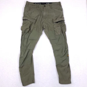 Pantaloni G-Star RAW 3D Regular Tapered Cargo 2.0 34x32 Verde Oliva Utility Ripstop - Foto 1 di 16