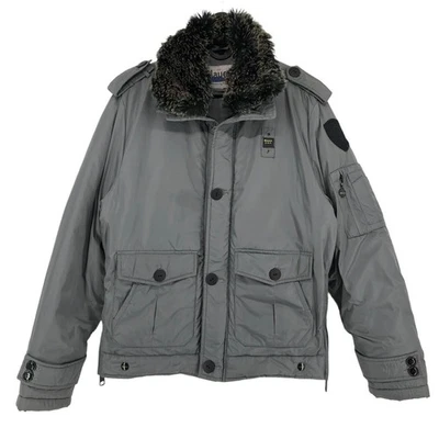 Vintage BLAUER Men Overcoat Raincoat Jacket Coat Size L - Image 1 of 4