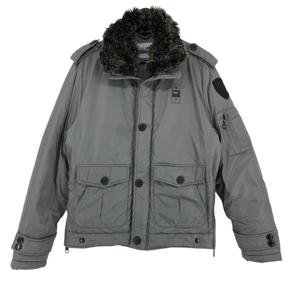 Vintage BLAUER Men Overcoat Raincoat Jacket Coat Size L - Image 1 of 4