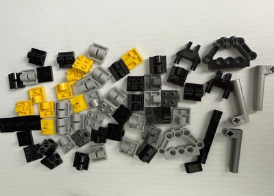 Lego Technic Plates w/ Pin & Pin Holes, Axle & Pin w/ Extension, Connector Block - Image 1 of 4