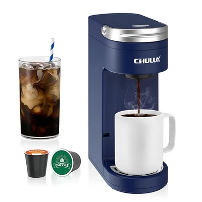 Slim Single Serve Coffee Maker for K Pods, One Cup Coffee Maker Fits 7.3" Tra... - Image 1 of 4