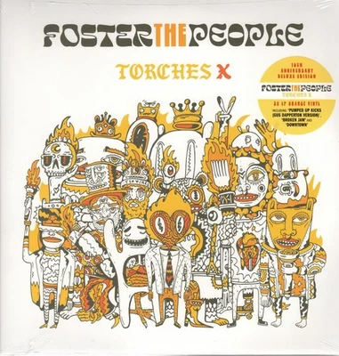 Foster the People Torches X double LP vinyl Europe Columbia 2022 limited 10th - Image 1 of 2