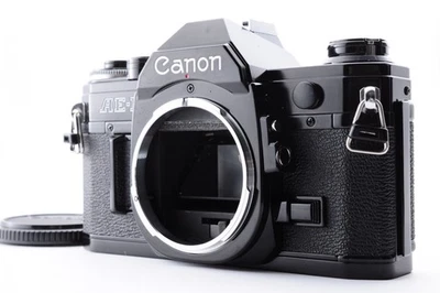 Canon AE-1 Black Excellent+5 Body Only SLR Film Camera Y3122 - Image 1 of 4