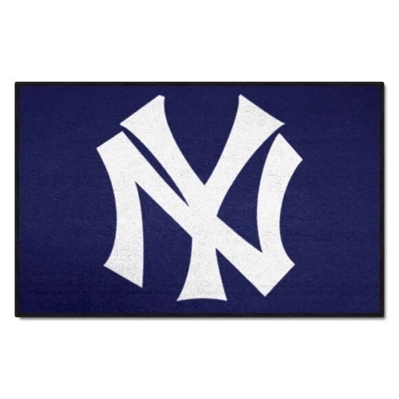 "Alfombra de iniciación azul de los New York Yankees MLB 19"" X 30"" Foto 1 de 1