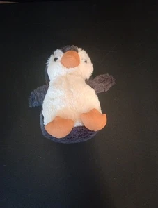 Grauer flauschiger Pinguin Vogel 6 Zoll Tier Stofftier Beanie Plüsch - Bild 1 von 3