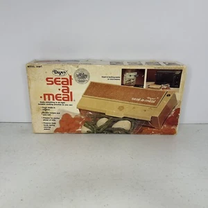 Dazey Seal-A-Meal ~ Originalkarton mit Anleitung & Beutel Vintage 1976 funktioniert! - Bild 1 von 11