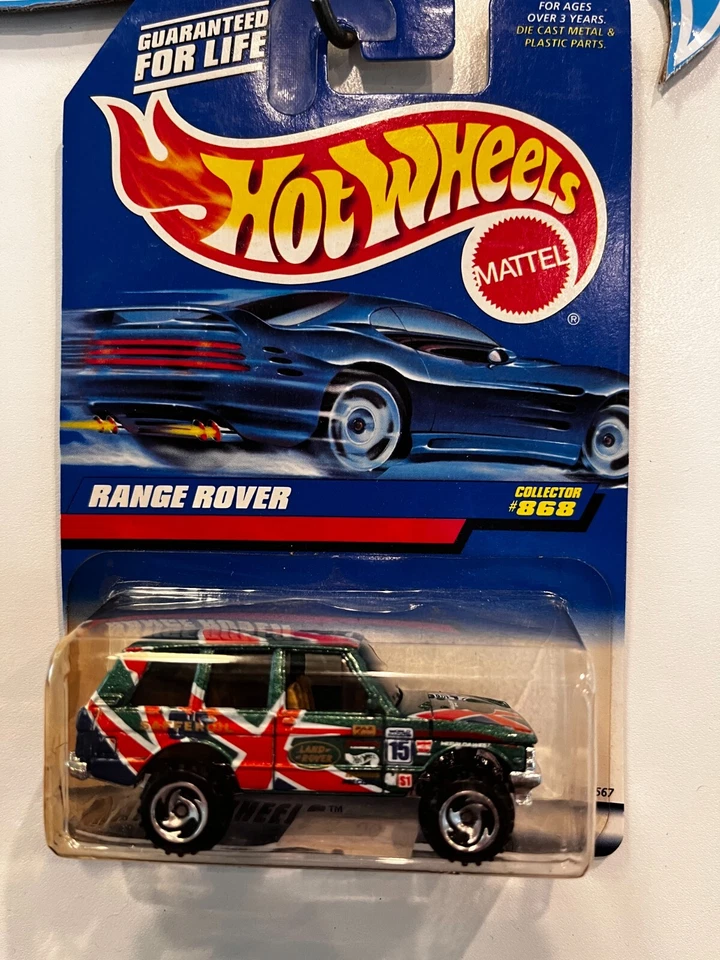 1997 HOT WHEELS COLLECTOR 868 GREEN RANGE ROVER - Image 1 of 1