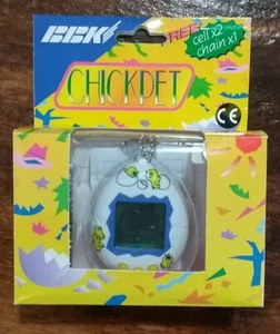 RARE NIP BBK 1997 CHICKPET Virtual Hand Held Pet Toy Tamagotchi Style - AS IS! - Picture 1 of 6
