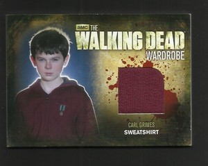 M34 THE WALKING DEAD SEASON 2 CHANDLER RIGGS CARL GRIMES WARDROBE COSTUME CARD