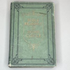 1917 Antique Illustrated Religious Book Bible Readings for the Home Circle - Imagen 1 de 10