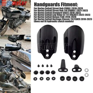 Pair Handguards Kit for Harley Softail Street Bob FXBB Standard FXST 2018-2023 - Picture 1 of 11