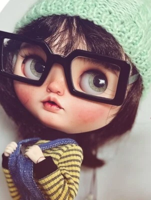 Óculos de sol quadrados para boneca Blythe acessórios exclusivos Blythe - Imagem 1 de 4