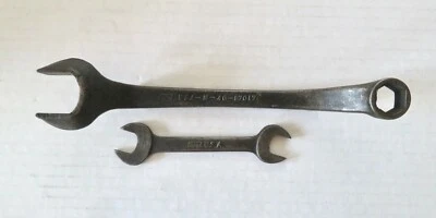 Llave de colección 1933 Ford #M-40-17017 combinación + llave de extremo abierto M EE. UU. Foto 1 de 4