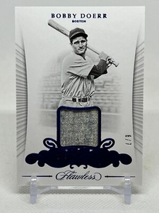 2018 Panini Flawless Bobby Doerr 6/7 GU Jersey Relic Card Boston Red Sox HOF