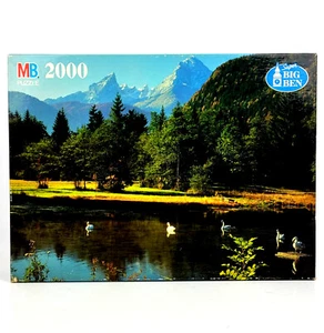Milton Bradley Super Big Ben 2000 Piece Puzzle 1993 - Near Berchtesgaden Germany - Picture 1 of 5