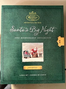Hallmark Keepsake Ornament Collector Club 2002 Membership Kit Santa's Big Night - Picture 1 of 9