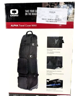NUEVO Ogio Alpha Max Cubierta de Viaje Ruedas Bolsa de Golf Equipaje de Vuelo Club Protección Foto 1 de 4