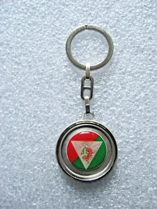 PORTE CLES BI FACE PARACHUTISTES LEGION ETRANGERE 2° REP LA CCL + SAINT MICHEL - Picture 1 of 4