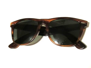 Vintage B&L Ray-Ban Wayfarer II Dark Tortoise Shell Sunglasses - Picture 1 of 4