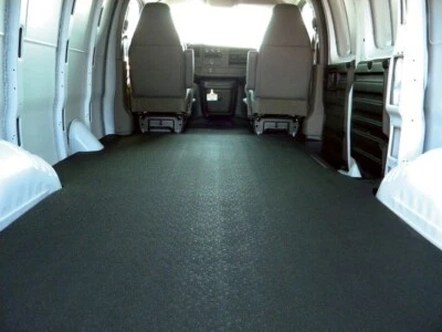 Rubber Standard Cargo Van Mat 1996-2023 Chevy Express GMC Savana Lightweight Pad - Image 1 of 4