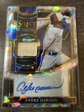 Andre Dawson 2023 Panini Select Bat Relic Auto /23 SSS-AD