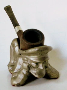 VINTAGE WWII GENERAL DOUGAS MACARTHUR FIGURAL PIPE REST - Picture 1 of 6