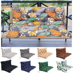 Garden Outdoor Chair Cushions with Backrest Swing Chair Bench Seat Pads US - Picture 1 of 109