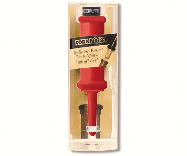 Cork Pops 12239 Wine Opener Red