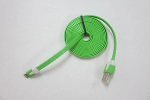 usb cable  6ft  long 8pin  generic usb cable for iphone 5,5s exelent condition - Picture 1 of 11