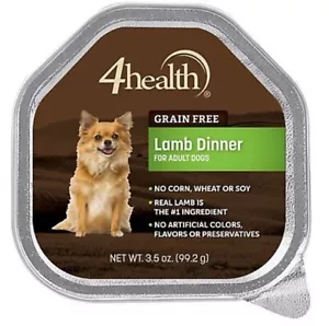 4health Grain Free 300205130 Adult Lamb Dinner Wet Dog Food 3.5 oz, 1 Single Can - Picture 1 of 1