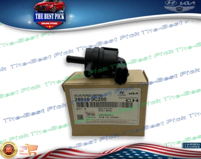 GENUINE Purge Control Valve for 10-14 Hyundai Kia 1.6L 3.3L 3.5L 3.8L 289103C200 - Image 1 of 4