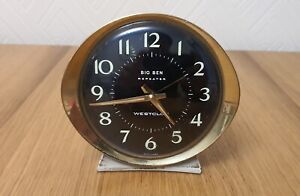 Westclox Big Ben Vintage Alarm Clock  Retro 5” Made In Scotland 