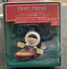 1985 Hallmark Frosty Friends - 6th in Series - Frosty & Husky in Kayak