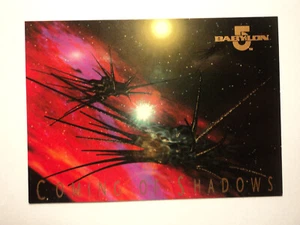 1996 BABYLON 5 - COMING OF SHADOWS CARD - ( 5 OF 9 ) FIRE WITH FIRE - Picture 1 of 4