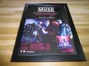 MUSE - Simulation theory - PUB ORIGINALE ENCADREE !! ORIG ADVERT FRAMED - Foto 1 di 3