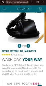 RevAir Reverse-Air Hair Dryer - Picture 1 of 4