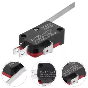 6 PIEZAS Interruptores de Límite Impermeable Pulsador Momento Bisagra Palanca Micro Interruptores - Imagen 1 de 11