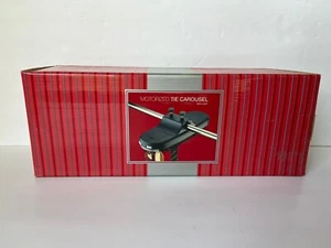John Ashford Motorized Tie Carousel with Light - Holds 64 Ties and 8 Belts - New - Picture 1 of 12