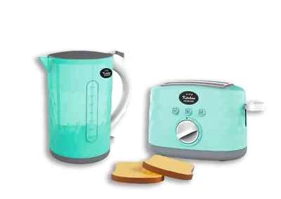 Childrens Pretend Play Kettle & Toaster Kitchen Breakfast Set Cooking Toy - Image 1 of 4