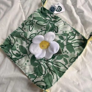 Mary Meyer Sweet Smiling Daisy Soothie Lovey Security Blanket BNWT 10 Inch - Picture 1 of 4