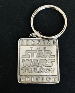 Solid Pewter STAR WARS TRILOGY Special Edition Jedi Silver Metal Keychain #14 - Picture 1 of 2