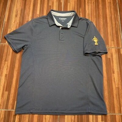 Polo de golf Sunice para hombre talla grande gris copa Serrano 2019 logotipo manga corta Foto 1 de 4