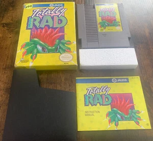 Nintendo NES Totally Rad Complete in Box w/ Protective Case Tested Guaranteed - Picture 1 of 4